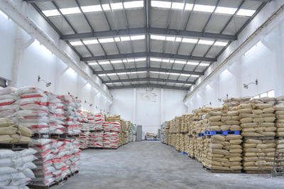 河南粘结砂浆厂房展示